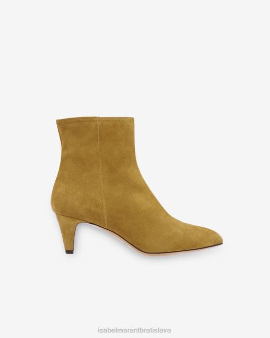 Isabel Marant unisex semišové členkové topánky deone V6XH807 obuv taupe