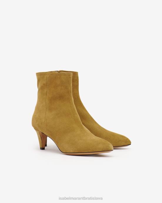 Isabel Marant unisex semišové členkové topánky deone V6XH807 obuv taupe