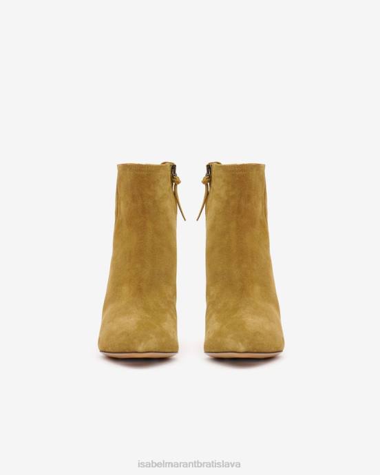 Isabel Marant unisex semišové členkové topánky deone V6XH807 obuv taupe