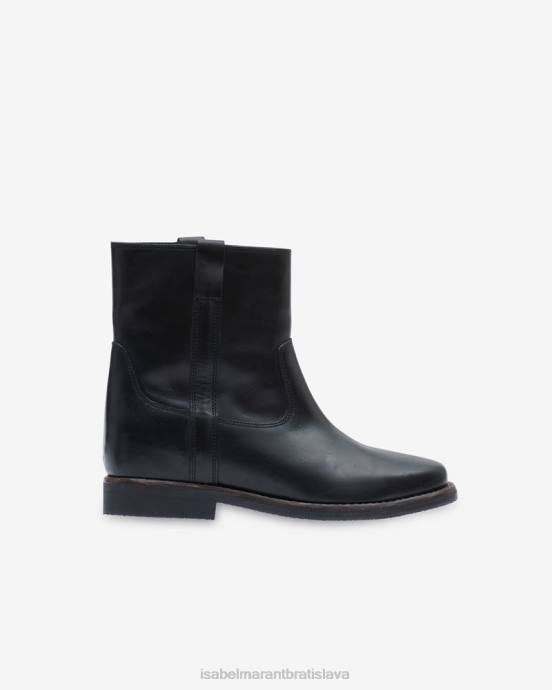Isabel Marant unisex susee kožené členkové topánky V6XH787 obuv čierna