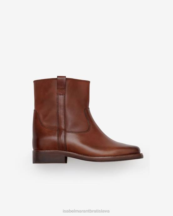 Isabel Marant unisex susee kožené členkové topánky V6XH788 obuv koňak