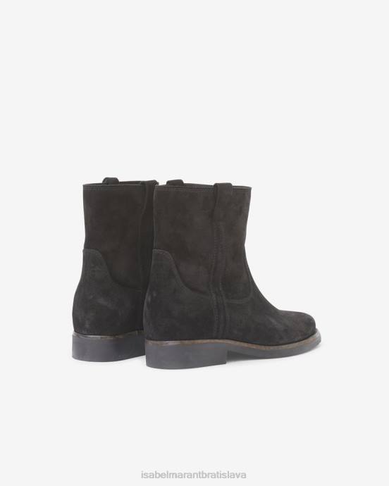 Isabel Marant unisex susee semišové členkové topánky V6XH785 obuv čierna