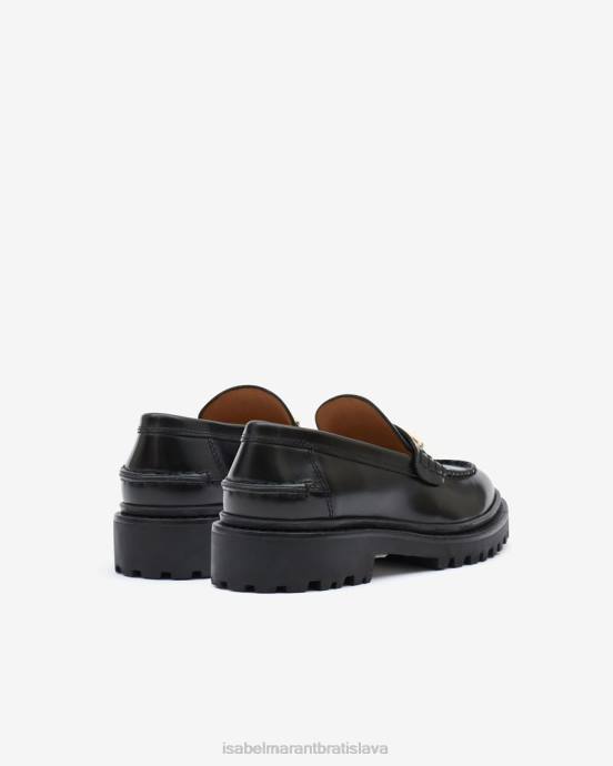 Isabel Marant unisex kožené mokasíny frezza V6XH892 obuv čierna