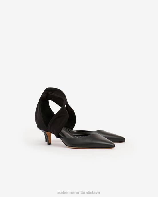 Isabel Marant unisex perney kožené lodičky V6XH881 obuv čierna