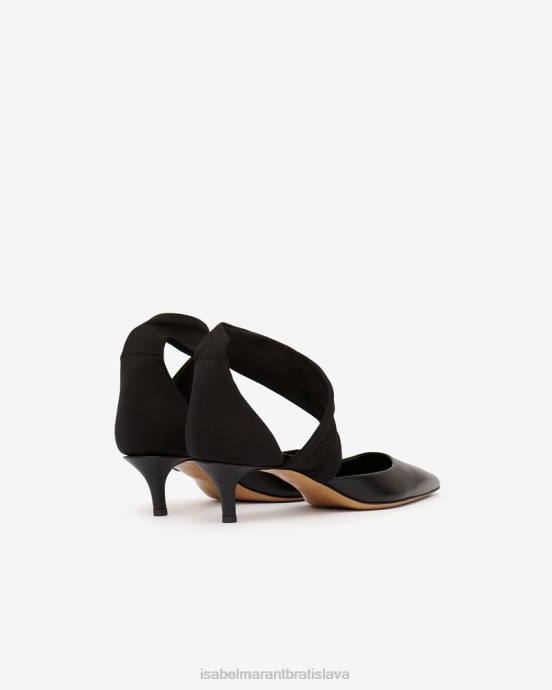 Isabel Marant unisex perney kožené lodičky V6XH881 obuv čierna
