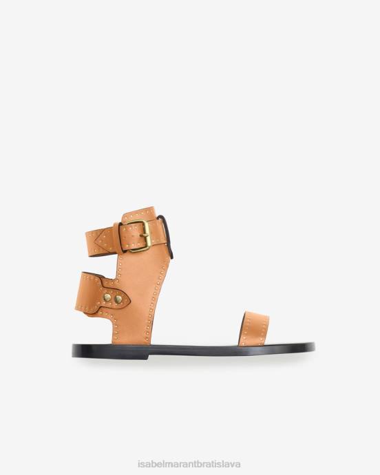 Isabel Marant unisex janders sandále s cvočkami V6XH861 obuv prirodzené