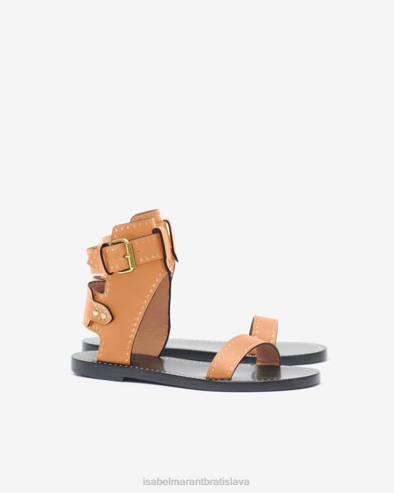 Isabel Marant unisex janders sandále s cvočkami V6XH861 obuv prirodzené