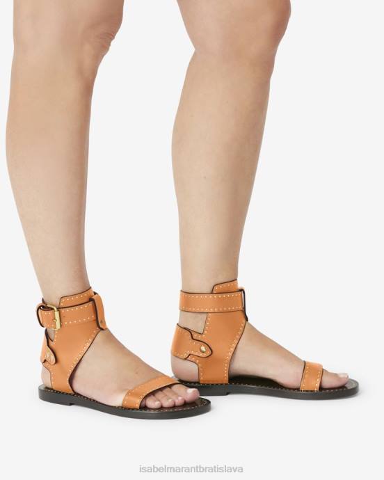 Isabel Marant unisex janders sandále s cvočkami V6XH861 obuv prirodzené