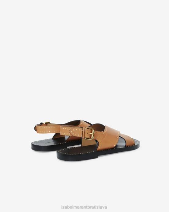 Isabel Marant unisex jane sandále s cvočkami V6XH864 obuv prirodzené