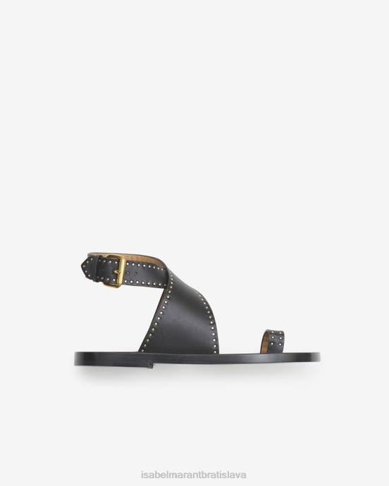 Isabel Marant unisex jools sandále s cvočkami V6XH879 obuv čierna