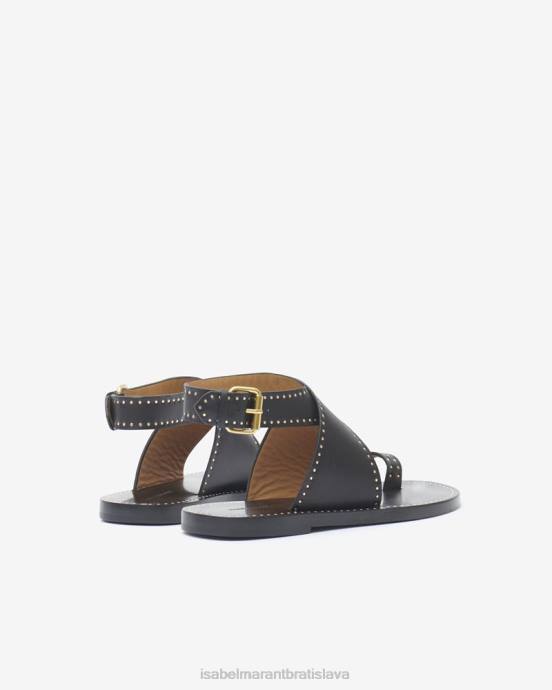Isabel Marant unisex jools sandále s cvočkami V6XH879 obuv čierna