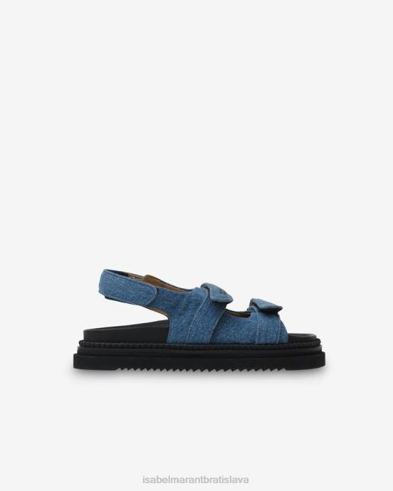 Isabel Marant unisex madee džínsové sandále V6XH859 obuv svetlo modrá