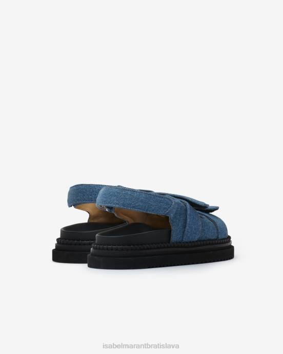 Isabel Marant unisex madee džínsové sandále V6XH859 obuv svetlo modrá