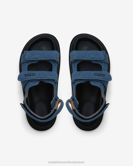 Isabel Marant unisex madee džínsové sandále V6XH859 obuv svetlo modrá