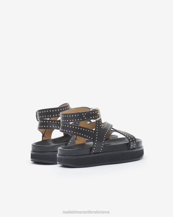 Isabel Marant unisex neryse sandále s cvočkami V6XH858 obuv čierna