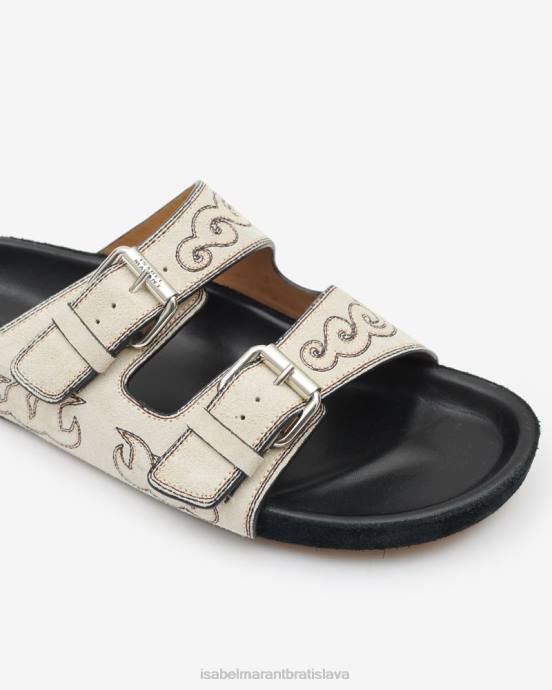Isabel Marant unisex sandále lennyo s prackou V6XH851 obuv krieda