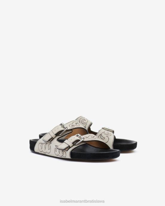Isabel Marant unisex sandále lennyo s prackou V6XH851 obuv krieda