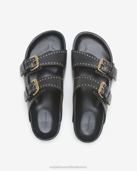 Isabel Marant unisex sandále lennyo s prackou V6XH853 obuv čierna
