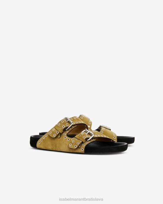 Isabel Marant unisex sandále lennyo s prackou V6XH854 obuv taupe