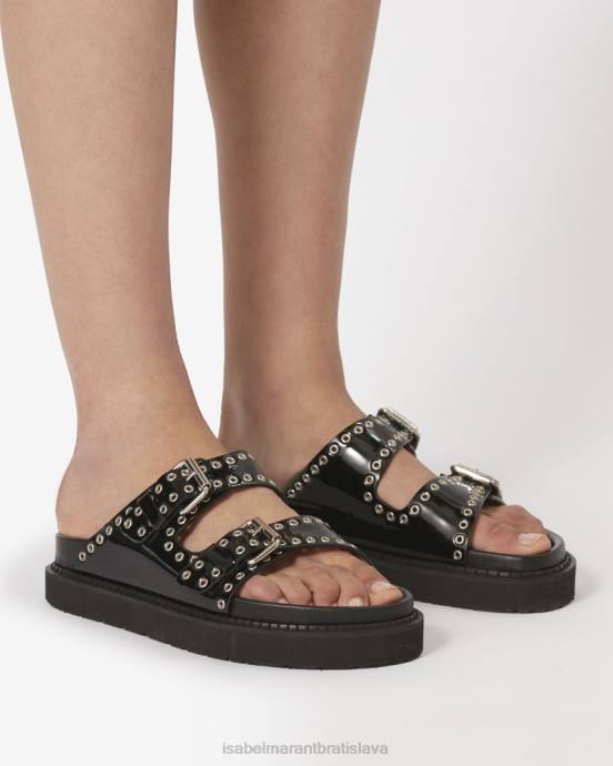Isabel Marant unisex sandále lennyo s prackou V6XH856 obuv čierna