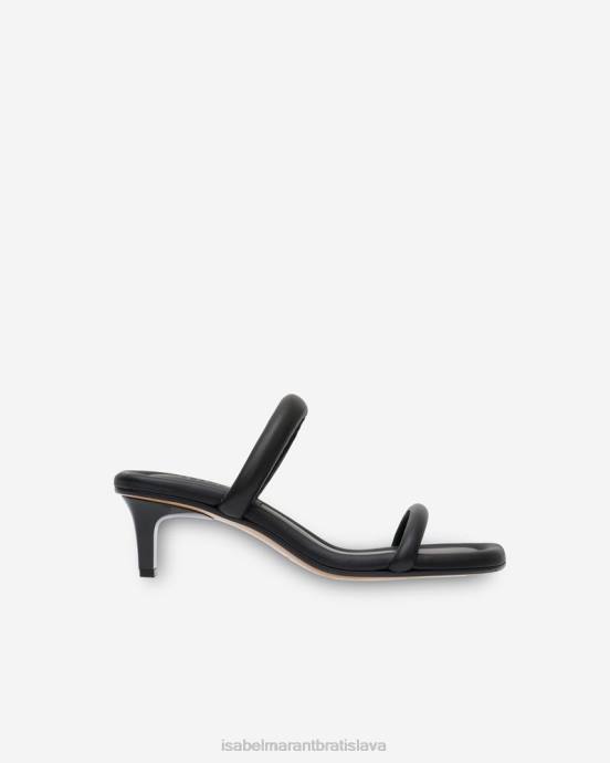 Isabel Marant unisex vzácne kožené sandále V6XH865 obuv čierna