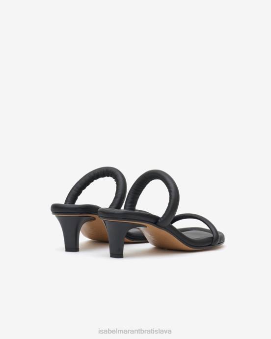 Isabel Marant unisex vzácne kožené sandále V6XH865 obuv čierna