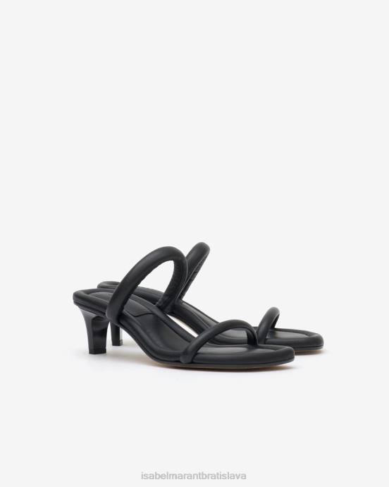 Isabel Marant unisex vzácne kožené sandále V6XH865 obuv čierna