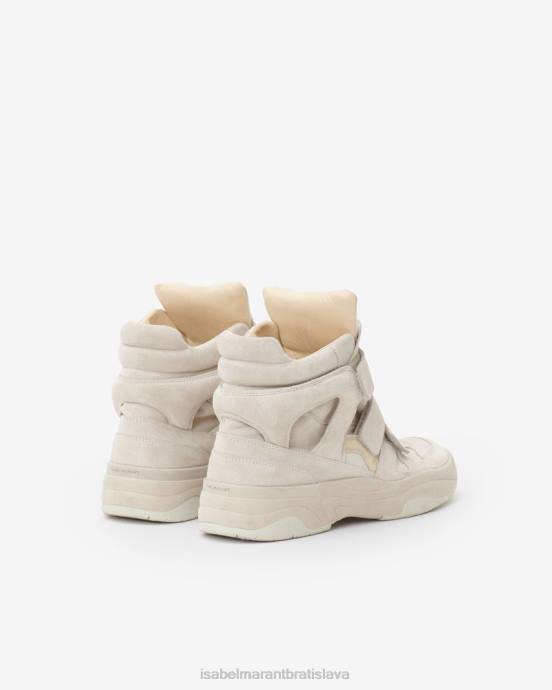 Isabel Marant muži kožené tenisky bumkeeh V6XH903 obuv ecru