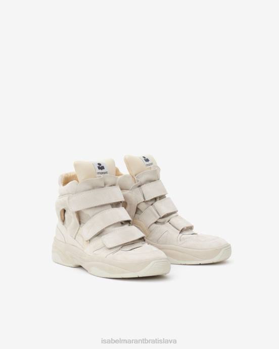 Isabel Marant muži kožené tenisky bumkeeh V6XH903 obuv ecru