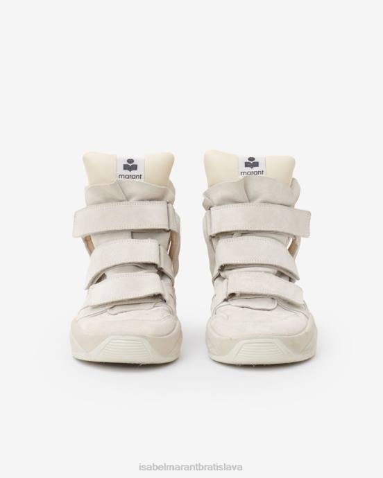 Isabel Marant muži kožené tenisky bumkeeh V6XH903 obuv ecru