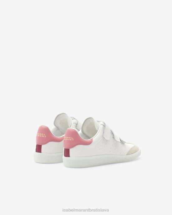 Isabel Marant unisex beth kožené tenisky V6XH842 obuv cukríkovo ružové
