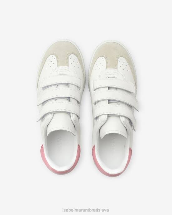 Isabel Marant unisex beth kožené tenisky V6XH842 obuv cukríkovo ružové