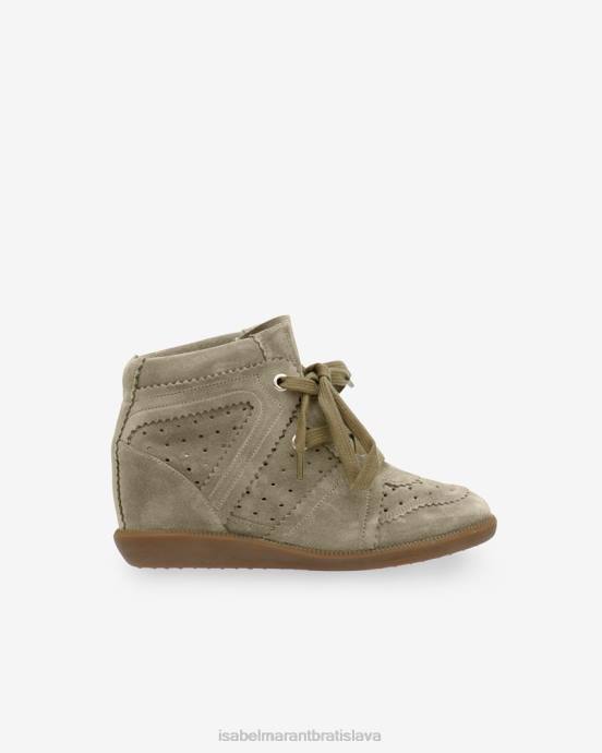 Isabel Marant unisex bobby kožené tenisky V6XH828 obuv taupe