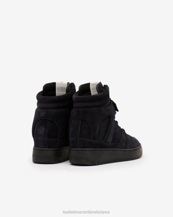Isabel Marant unisex kožené tenisky ellyn V6XH831 obuv vyblednutá čierna