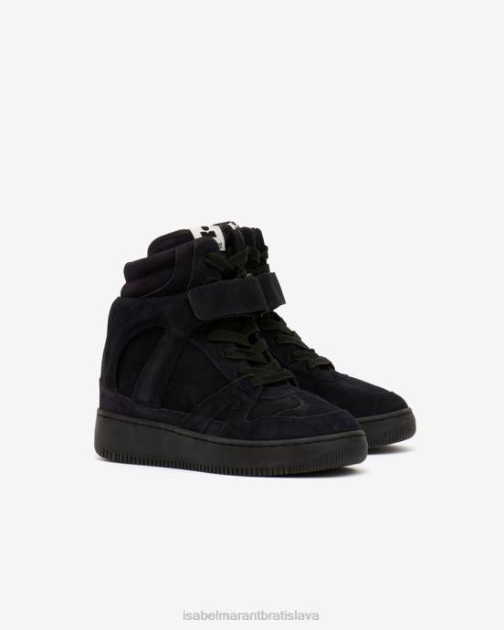 Isabel Marant unisex kožené tenisky ellyn V6XH831 obuv vyblednutá čierna
