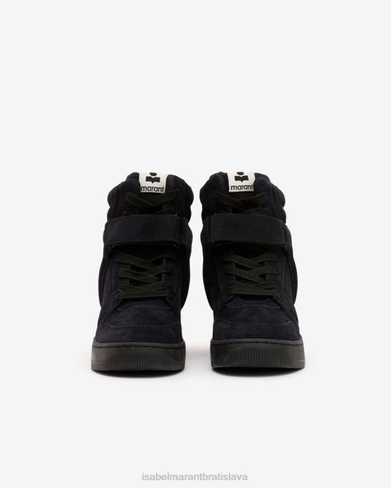 Isabel Marant unisex kožené tenisky ellyn V6XH831 obuv vyblednutá čierna