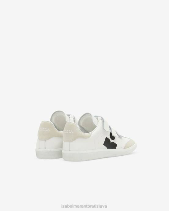 Isabel Marant unisex kožené tenisky s logom beth V6XH820 obuv čierna