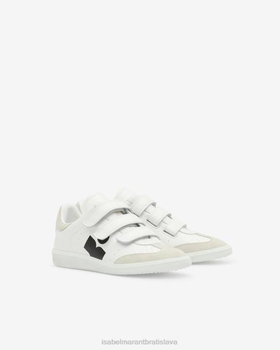 Isabel Marant unisex kožené tenisky s logom beth V6XH820 obuv čierna
