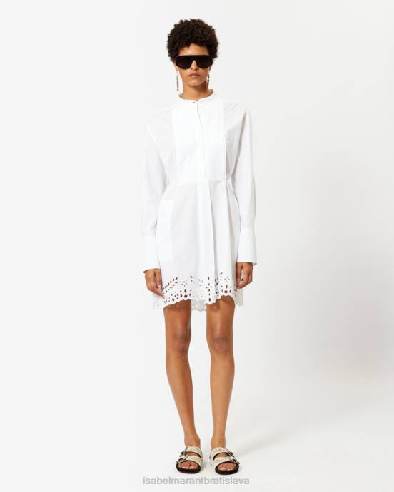 Isabel Marant ženy bavlnené šaty rehana V6XH613 oblečenie biely