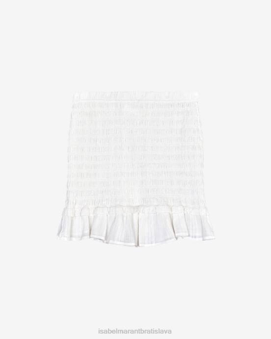 Isabel Marant ženy bavlnená sukňa dorela V6XH618 oblečenie biely