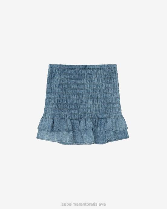Isabel Marant ženy bavlnená sukňa dorela V6XH619 oblečenie svetlo modrá