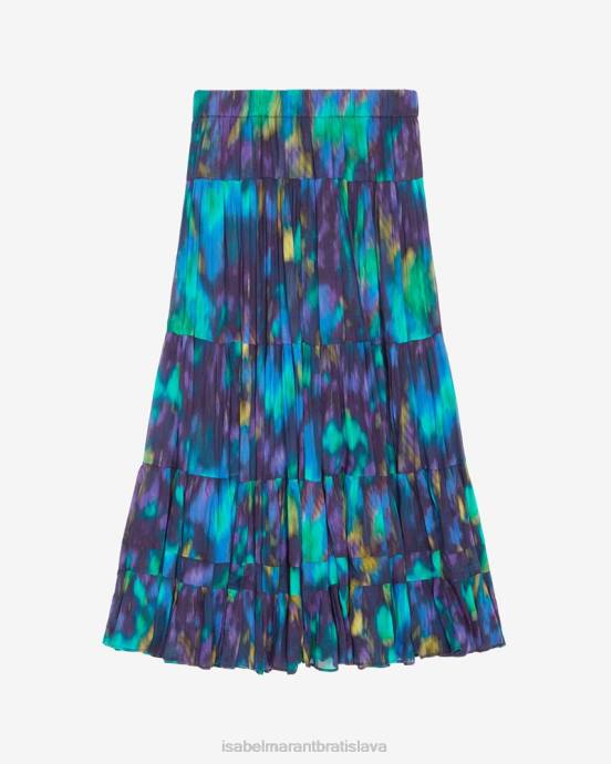 Isabel Marant ženy elfa sukňa V6XH654 oblečenie modro zelená