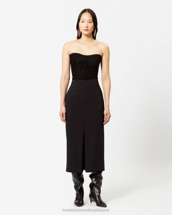 Isabel Marant ženy madelia sukňa V6XH88 oblečenie čierna