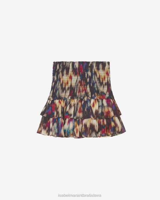 Isabel Marant ženy sukňa naomi V6XH656 oblečenie okrová/čierna