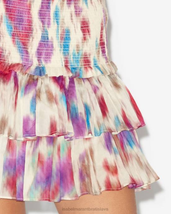 Isabel Marant ženy sukňa naomi V6XH657 oblečenie béžová/malinová