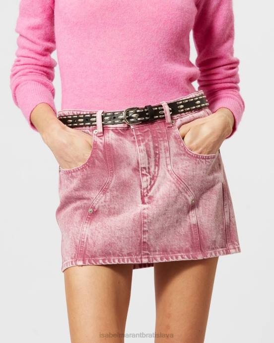 Isabel Marant ženy vesna džínsová sukňa V6XH630 oblečenie svetlo ružová