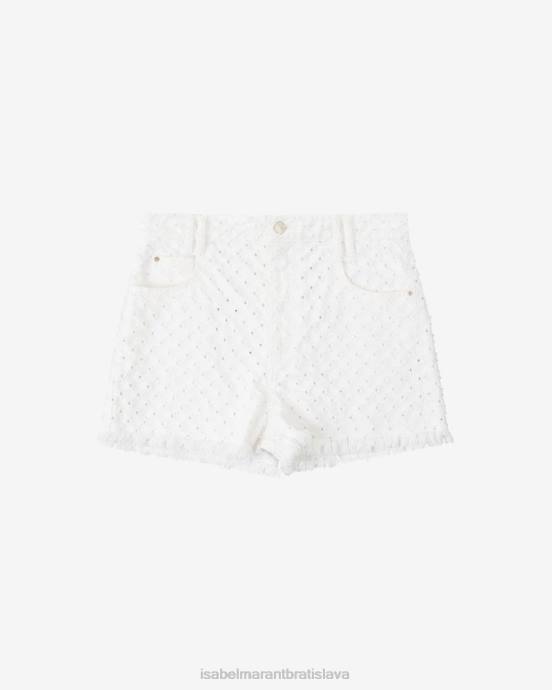 Isabel Marant ženy bavlnené šortky lesia V6XH245 oblečenie biely