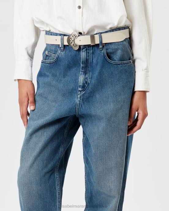 Isabel Marant ženy corsy oversize džínsy V6XH558 oblečenie Modrá