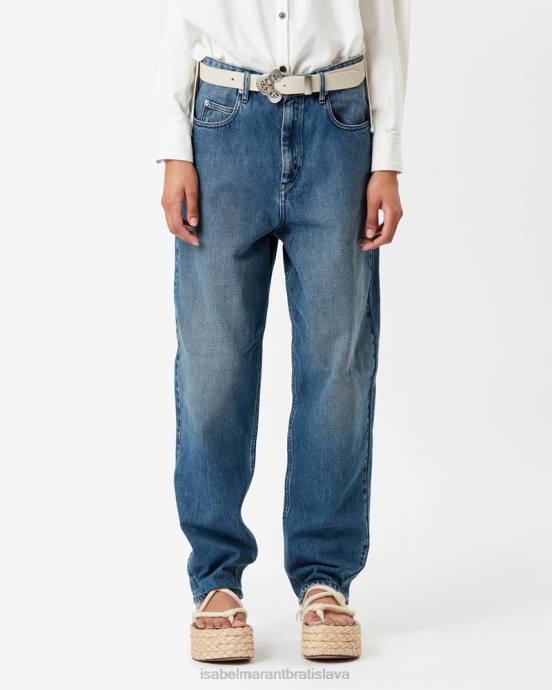 Isabel Marant ženy corsy oversize džínsy V6XH558 oblečenie Modrá
