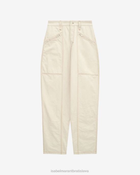 Isabel Marant ženy fanny džínsové nohavice V6XH238 oblečenie ecru